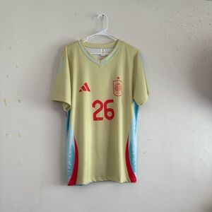 🇪🇸Spain Pedri Yellow Shirt Jersey Unisex Size M🇪🇸